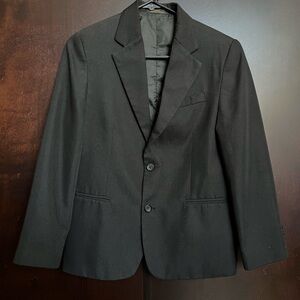 George Black Blazer Size 14 Junior 2 button Suit Jacket with lapel pocket